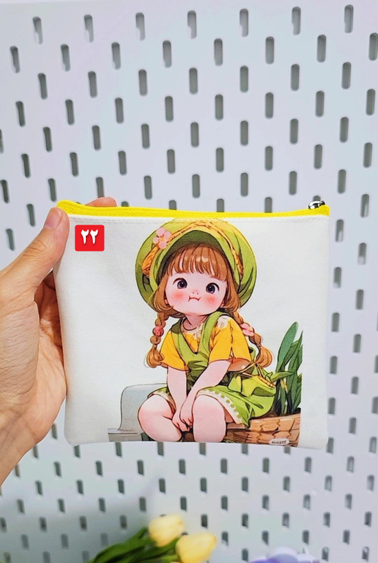 کیف پد بهداشتی فانتزی مخملی دختر