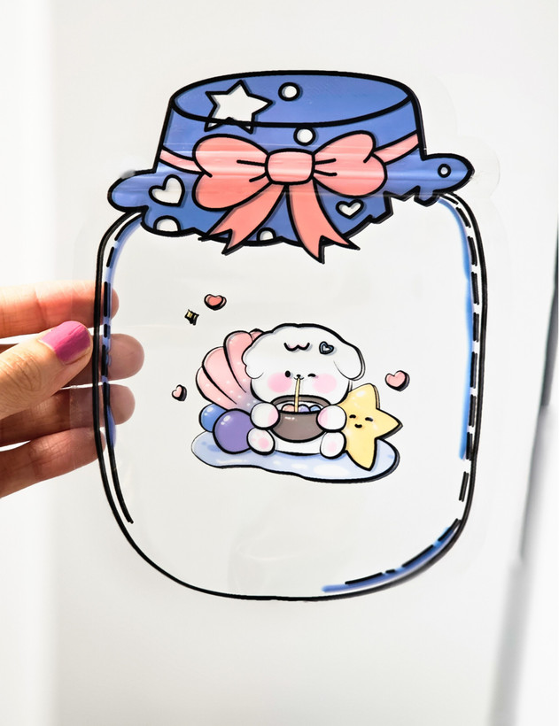 زیپ کیپ فانتزی شیشه