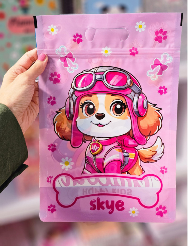 زیپ کیپ فانتزی سگ نگهبان صورتی