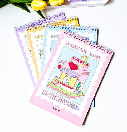 دفتر رنگ آمیزی کودکان برند پیتیکو ۱۶ برگ