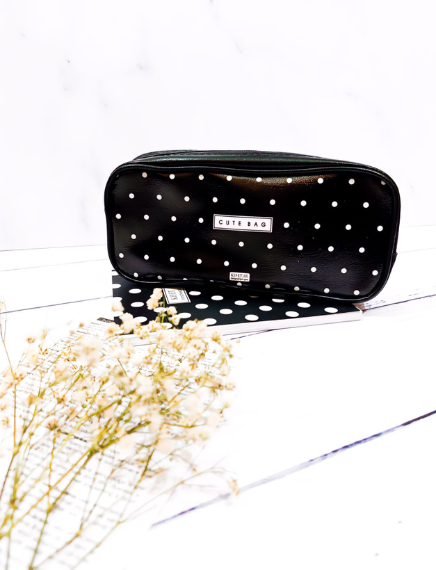 جامدادی بزرگ دانشجوییتک زیپ برند کیفت توپی مشکی