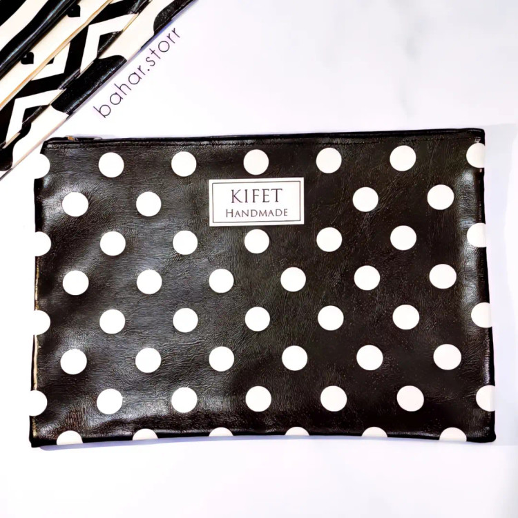 کاور چرمی a4 برند کیفت توپی مشکی