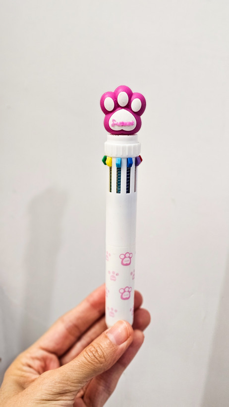 خودکار ۱۰ رنگ پنجه گربه