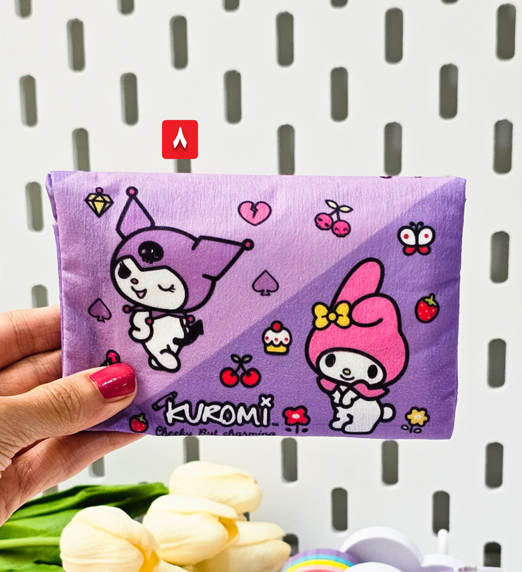 جادستمال کاغذی پارچه ای فانتزی کرومی