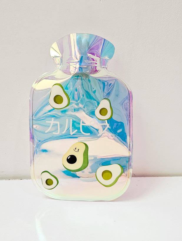 کیسه آبگرم هولوگرامی سایز کوچک آواکادو