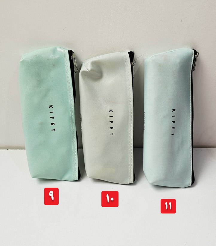 جامدادی پاستلی چرم برند کیفت طیف ابی