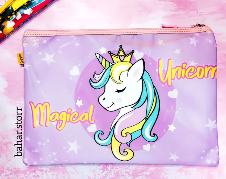 کاور فانتزی پارچه ای برند سویل a4 طرح یونیکورن