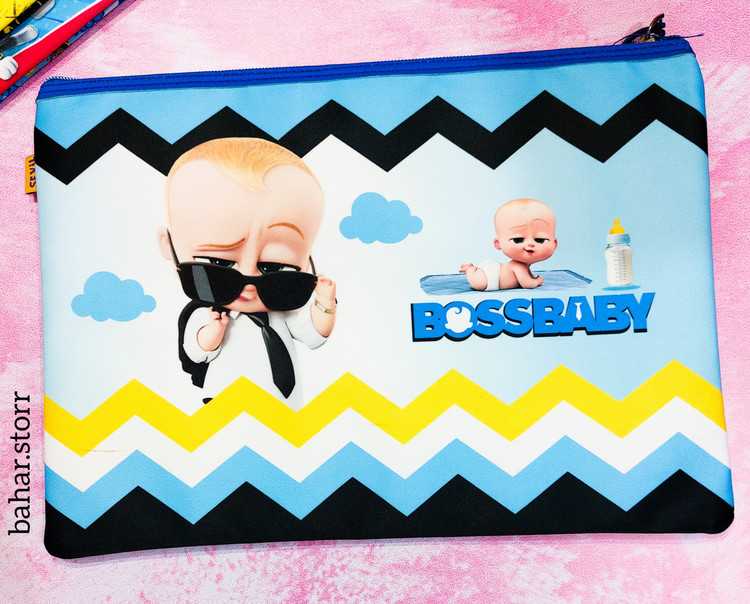 کاور فانتزی پارچه ای برند سویل a4 طرح بچه رئیس