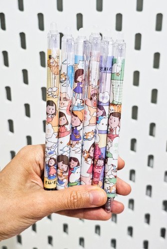 خودکار پاکندار کلیکی طرح دختر نوک 0/5