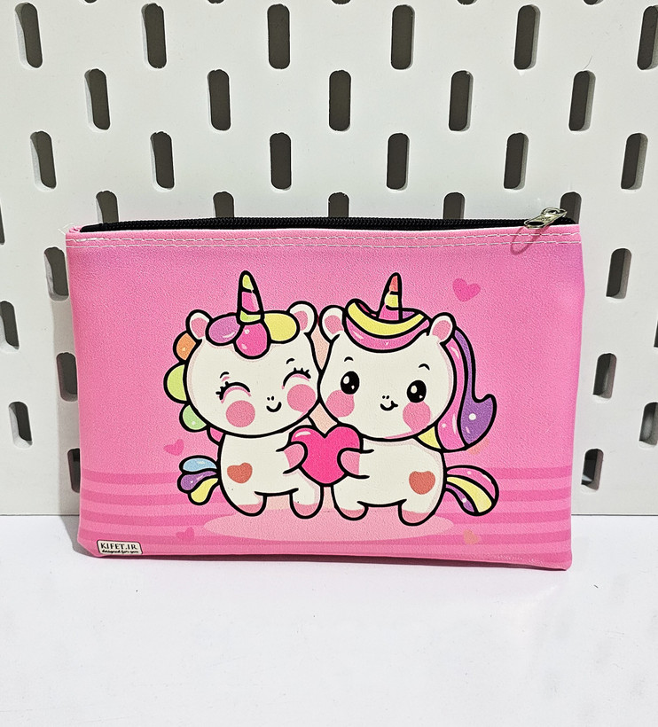 کاور چرمی فانتزی a5 طرح یونیکورن