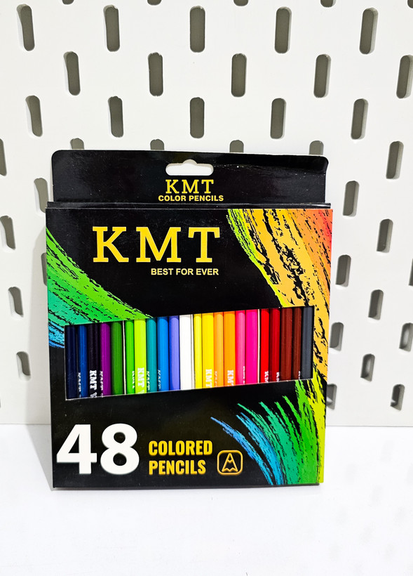 مداد رنگی ۴۸ رنگ برند kmt