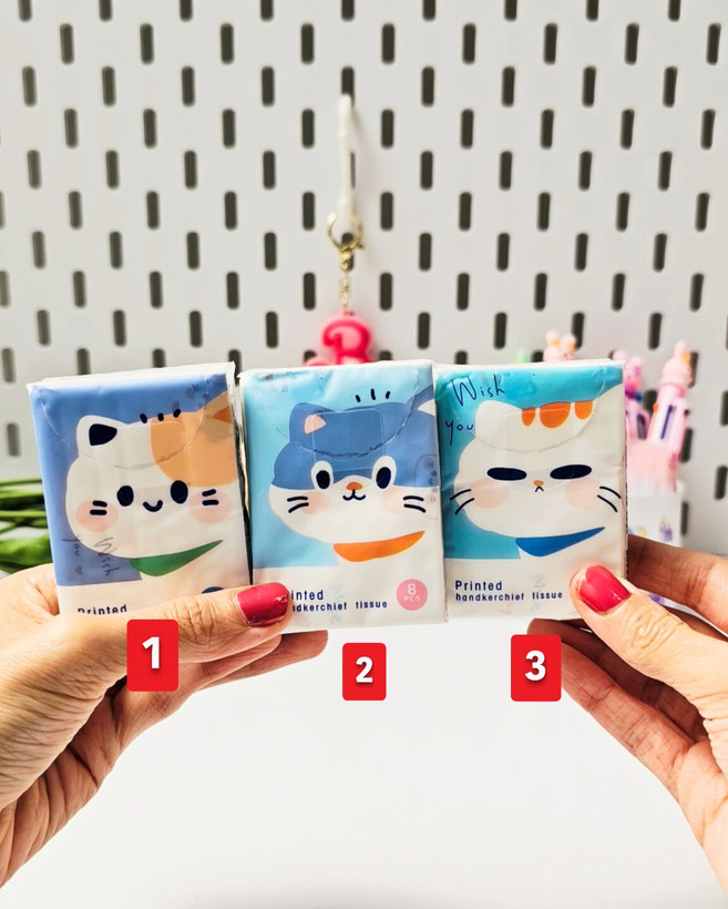 دستمال کاغذی طرحدار فانتزی پیشی