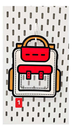 زیپ کیپ فانتزی طرح کوله پشتی قرمز